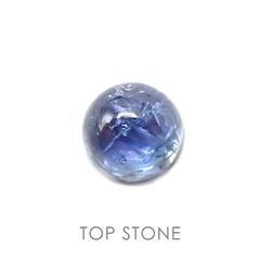バイカラータンザナイト(ゾイサイト) 非加熱 タンザニア産 ルース 2.71ct[21038539]7.9×7.8mm前後
