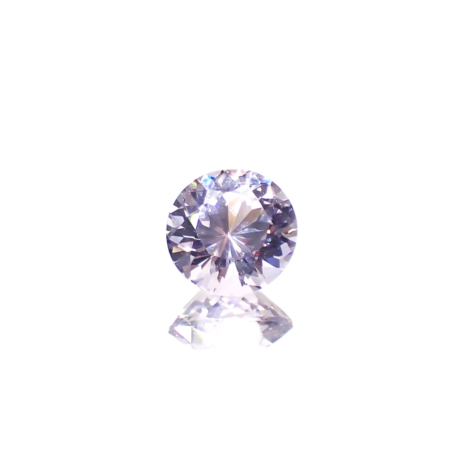 ラベンダースピネル(宝石名スピネル)ビルマ/マダガスカル産 0.93ct 識別済[241029263]6.1x6mm前後