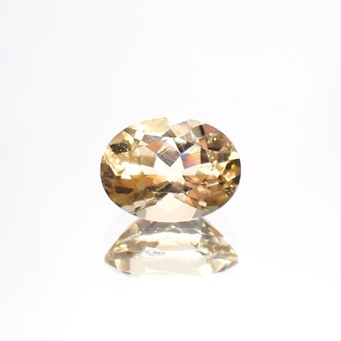 イエローベリル(宝石名イエロー・ベリル)ブラジル産 1.28ct 識別済[211113658]8x6.1mm前後