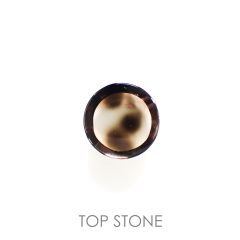 ダルメシアンクォーツ ブラジル産 ルース 6.32ct[210812879]13.6×13.6mm前後