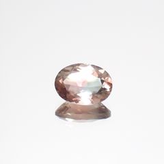 パーティカラーオレゴンサンストーン アメリカ・オレゴン州産 0.93ct[230722847]7.8x5.7mm前後