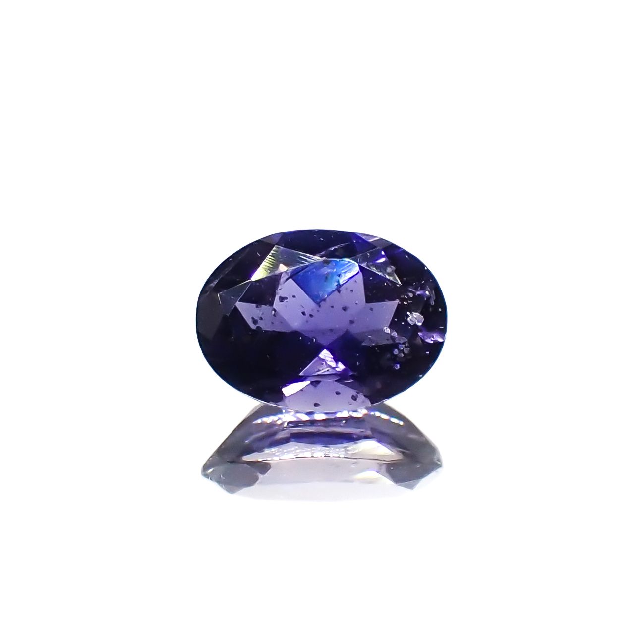 アイオライトサンストーン インド/ブラジル産 0.58ct[230923338]6.7x4.9mm前後
