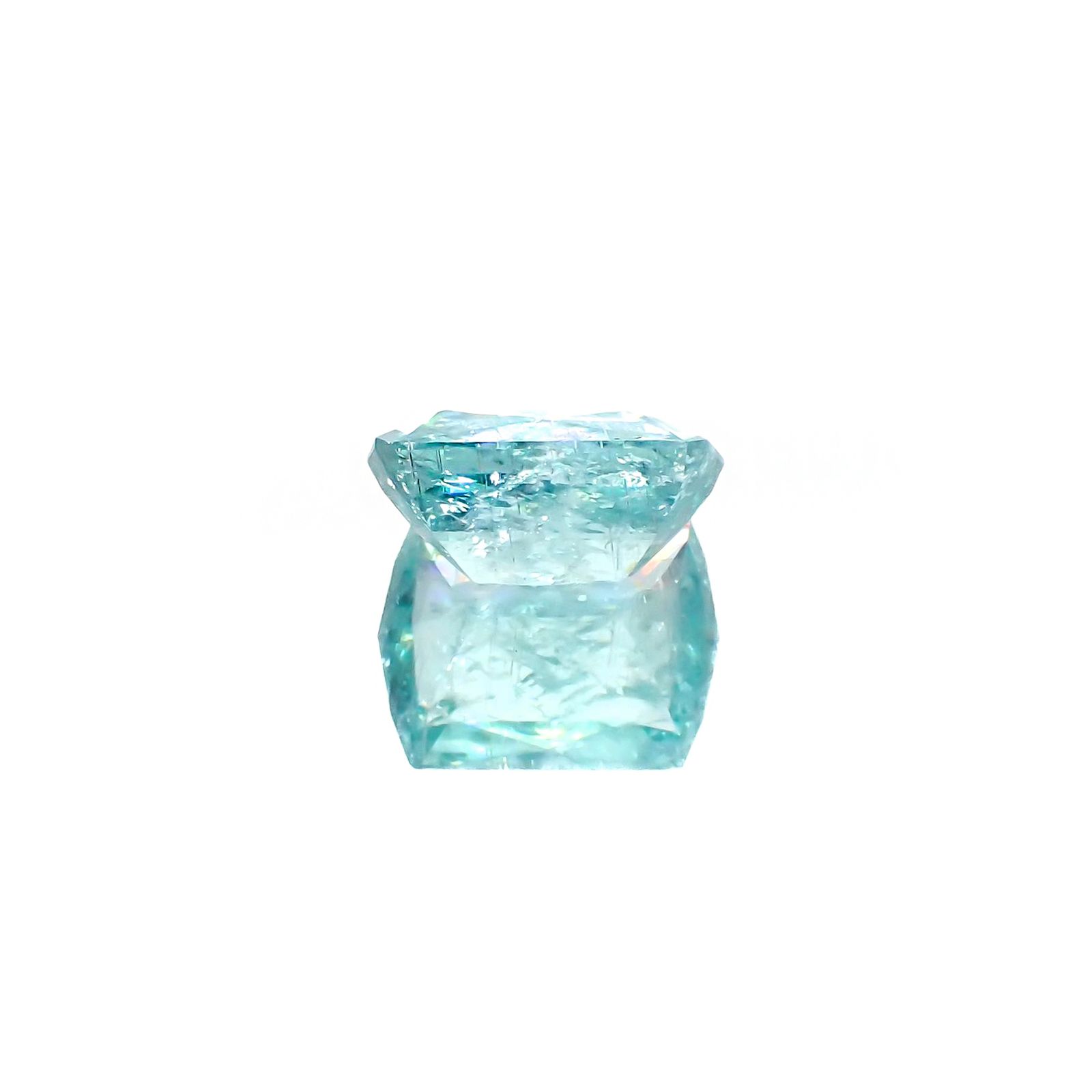 ◇カスタムカット◇パライバトルマリン モザンビーク産 8.89ct / 15.1x11.5mm前後 [230622508]