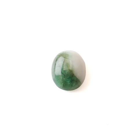 マトリックスエメラルド(エメラルドインクォーツ/フェルドスパー) ブラジル産 4.05ct [250430172]12.1x9.9mm前後