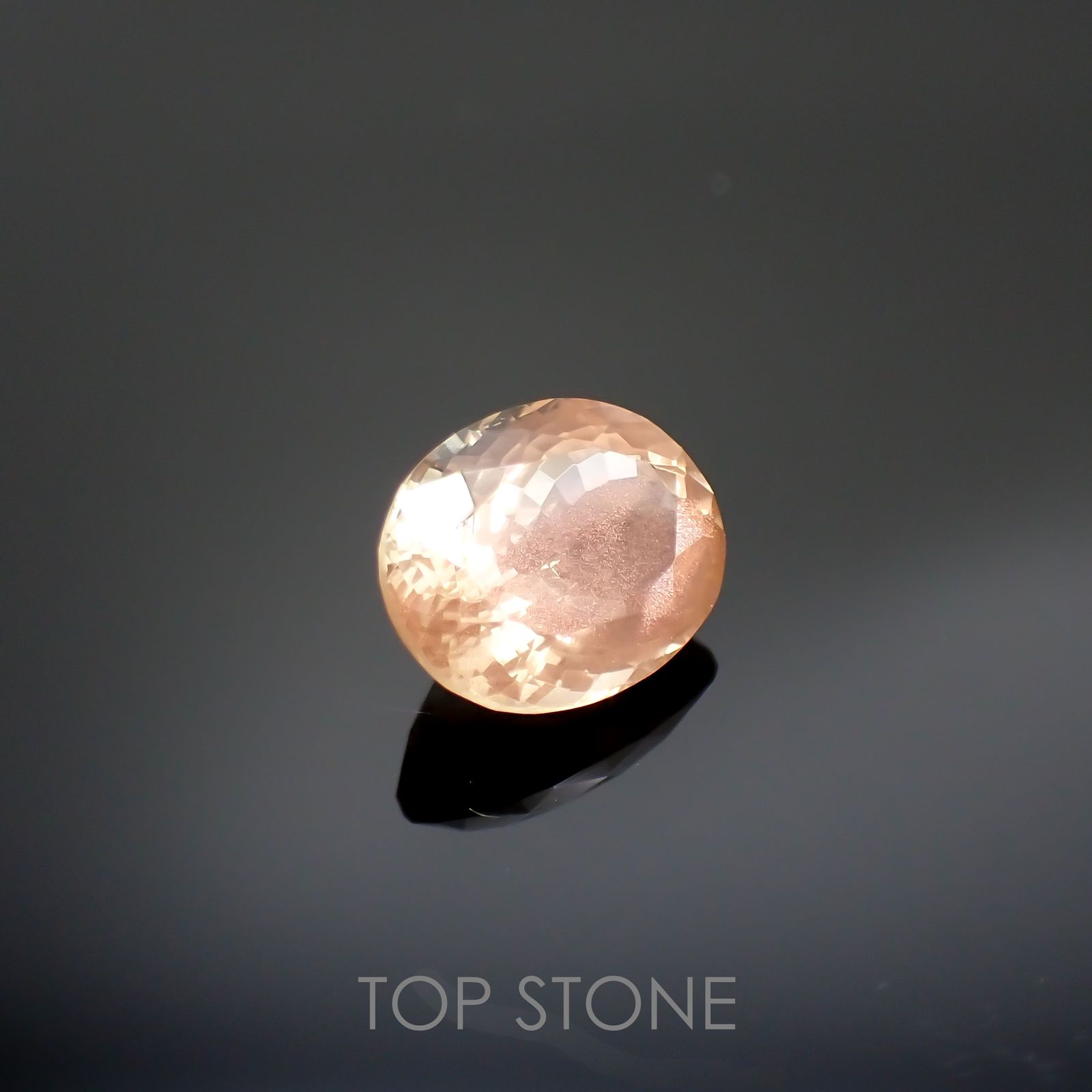 オレゴンサンストーン(宝石名ラブラドライト)アメリカ・オレゴン州産 2.71ct 識別済[220114661]10x8mm前後