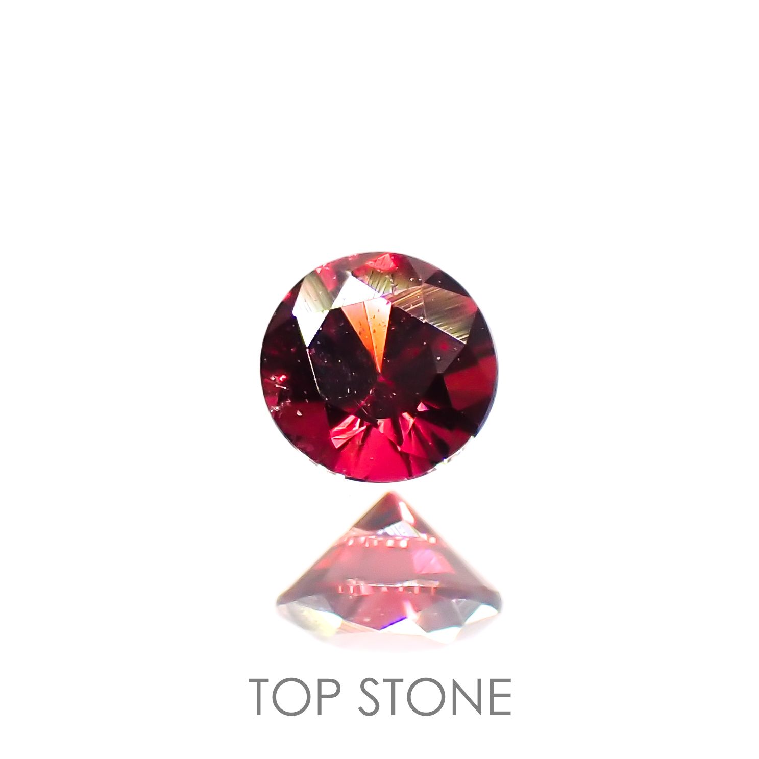 レッドスピネル(宝石名レッド・スピネル)タンザニア産 0.12ct 識別済[220114327]2.9x2.9mm前後