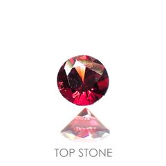 レッドスピネル(宝石名レッド・スピネル)タンザニア産 0.12ct 識別済[220114327]2.9x2.9mm前後