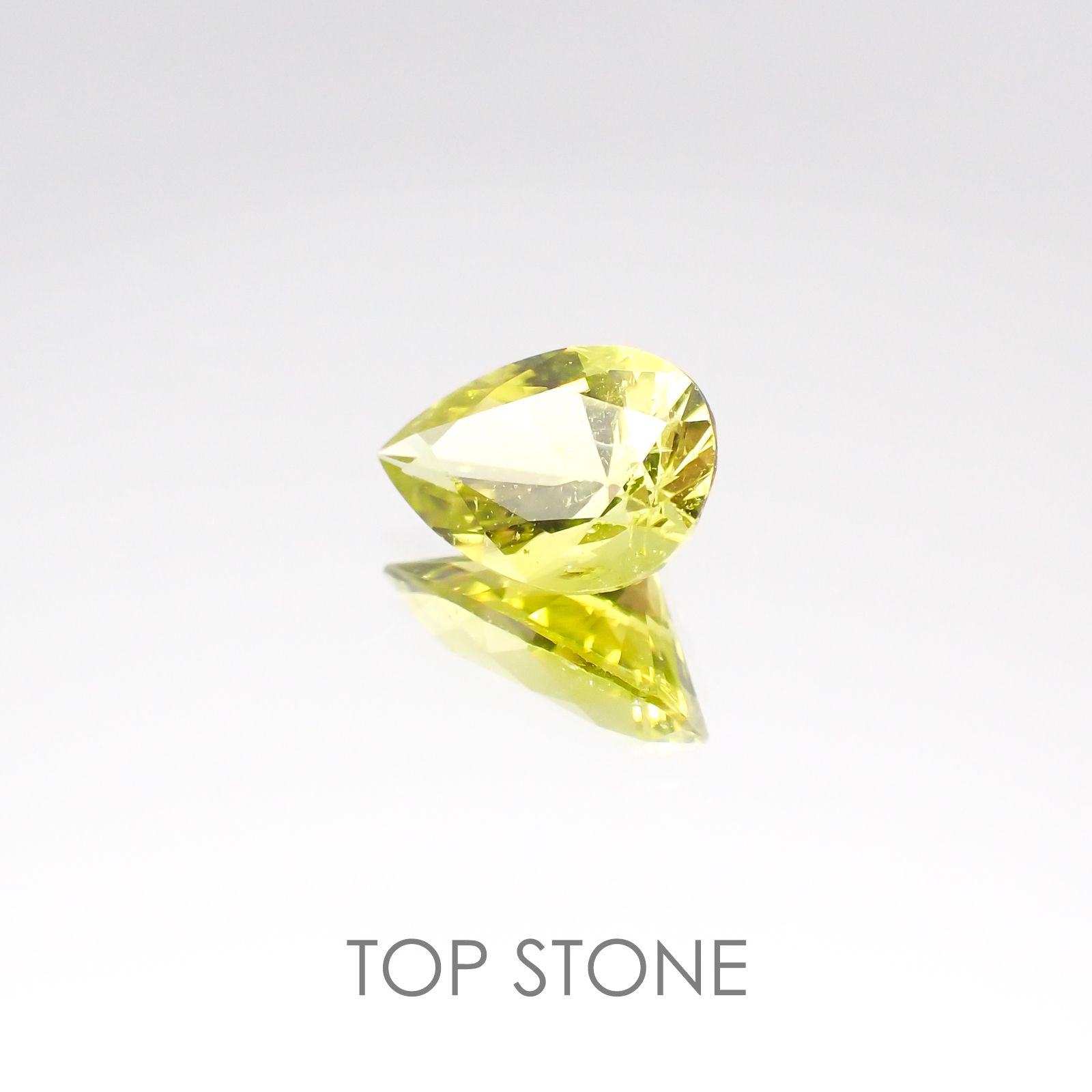 カナリートルマリン モザンビーク産 ルース 1.05ct[20117432]8.6×5.7mm前後