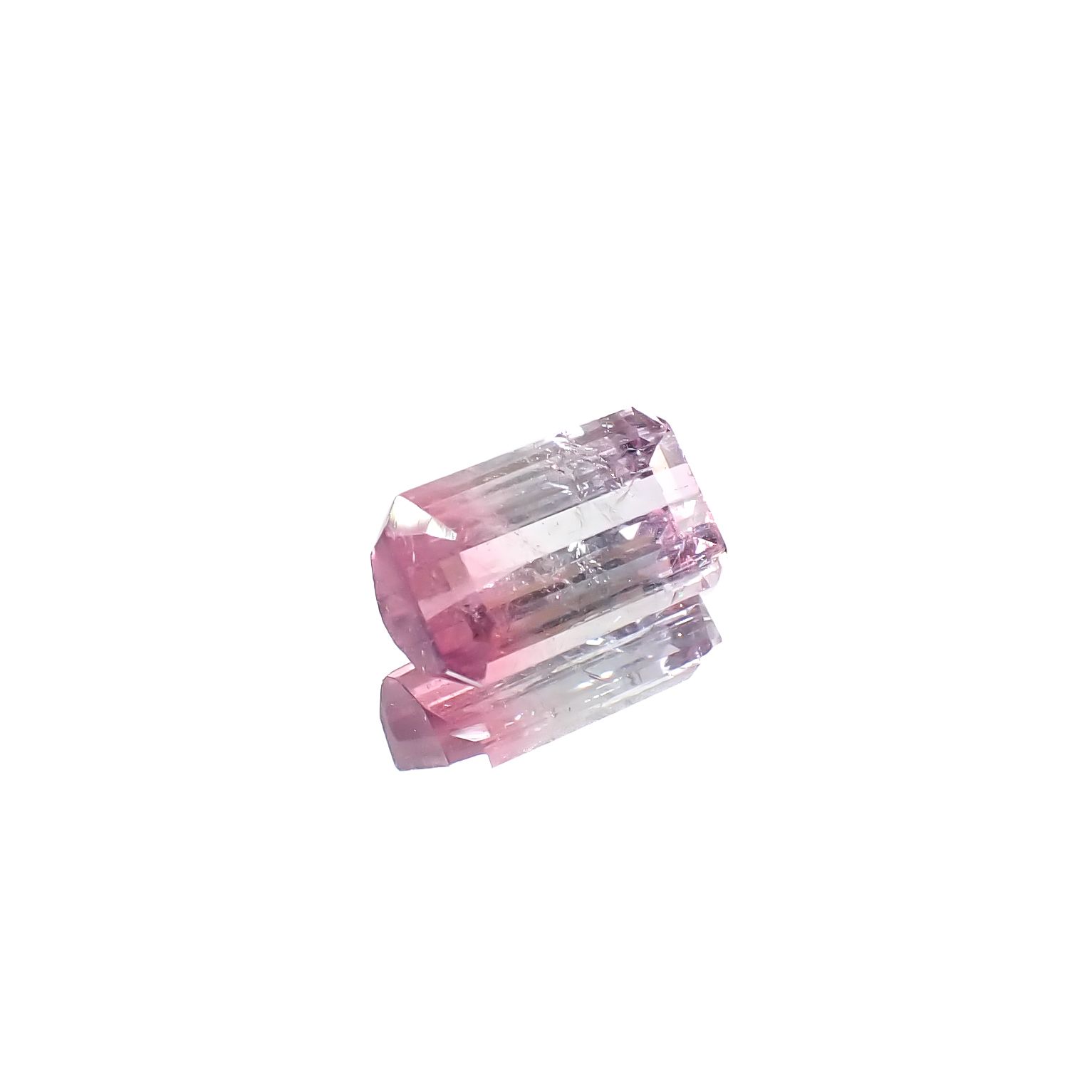 バイカラートルマリン アフガニスタン産 1.64ct [241029402]8.9x5.3mm前後