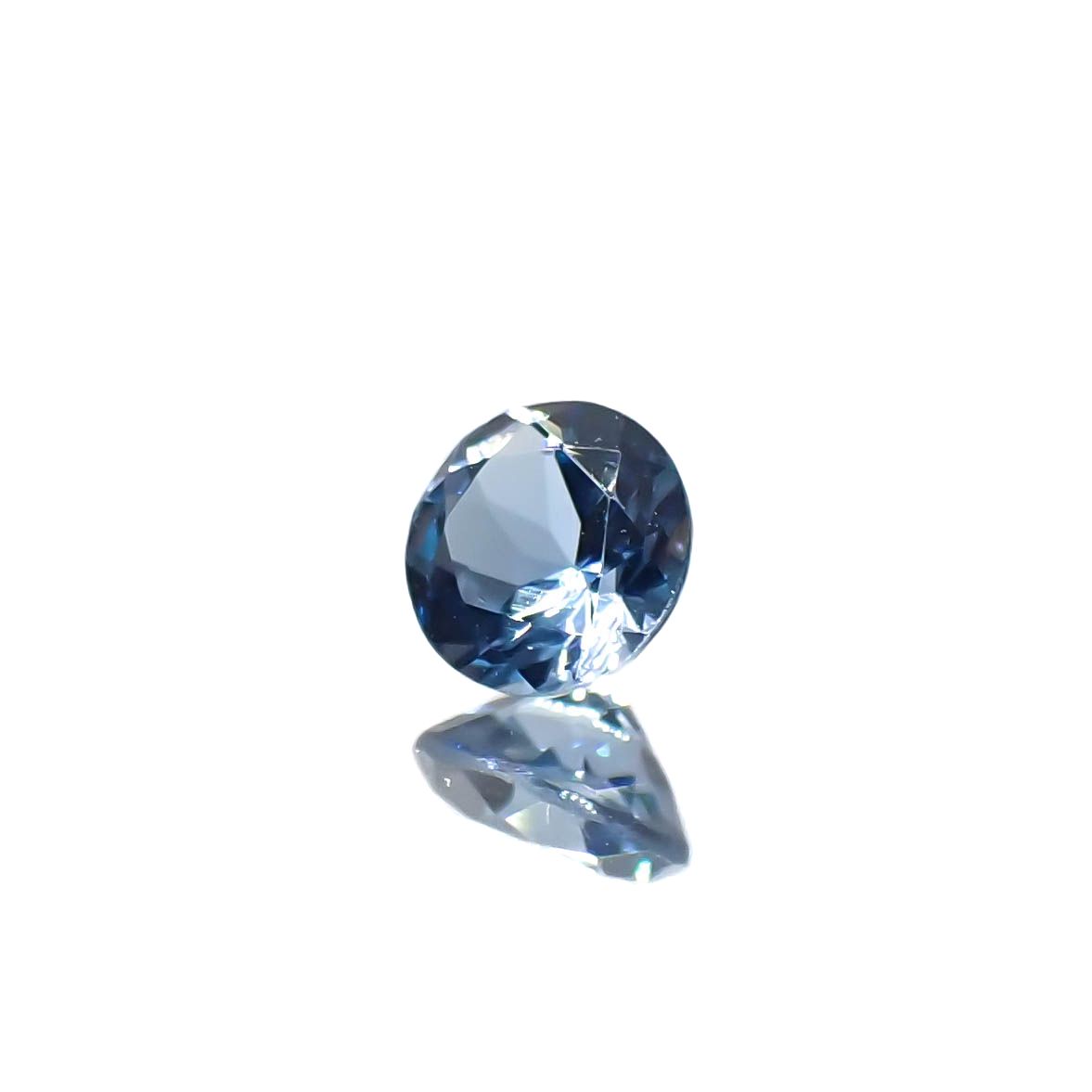 サンタマリアアクアマリン(宝石名アクアマリン)ブラジル産 0.17ct 識別済[240226024]3.6x3.6mm前後