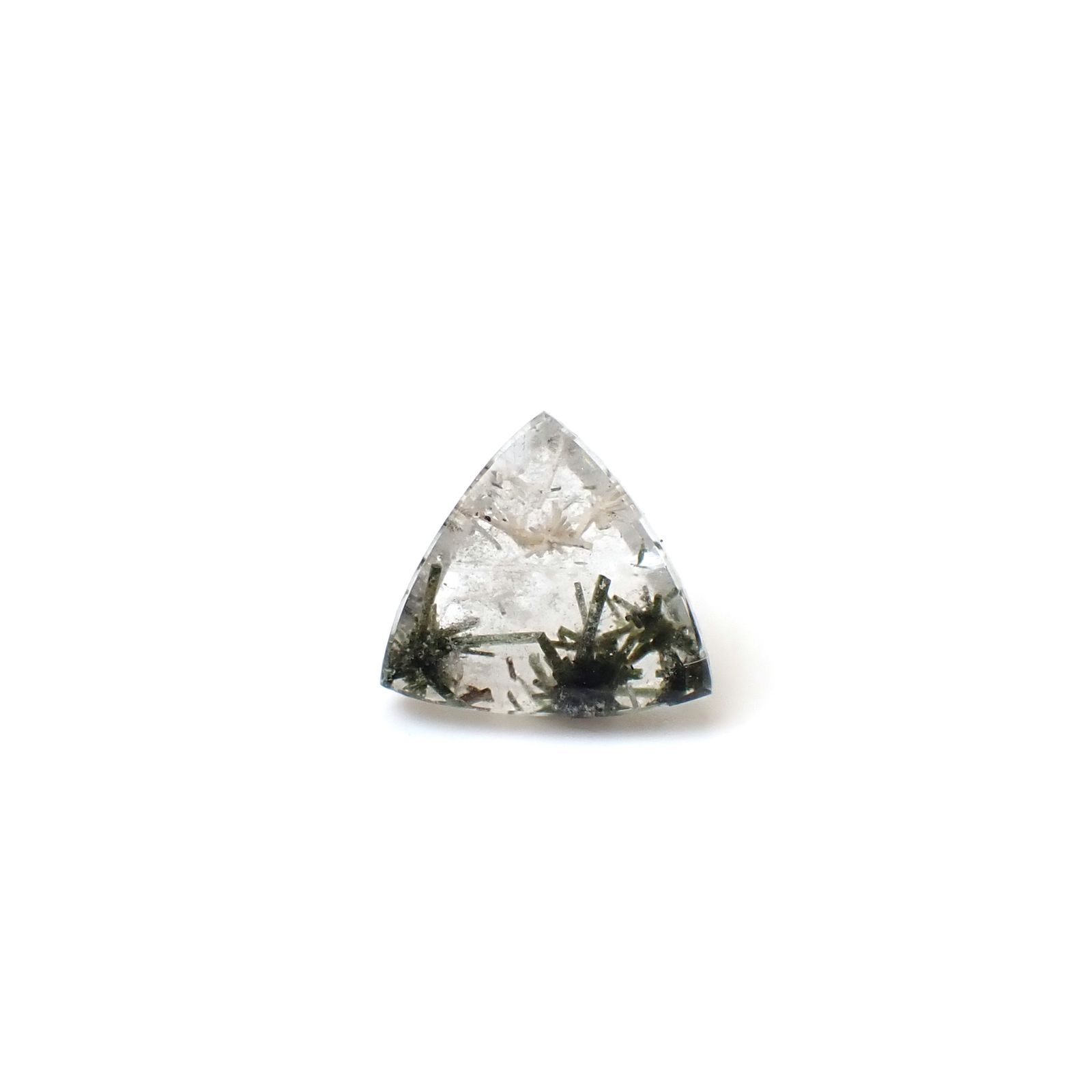 ヘデンベルジャイトインクォーツ インドネシア産 3.83ct [220917830]10.5x11.2mm前後