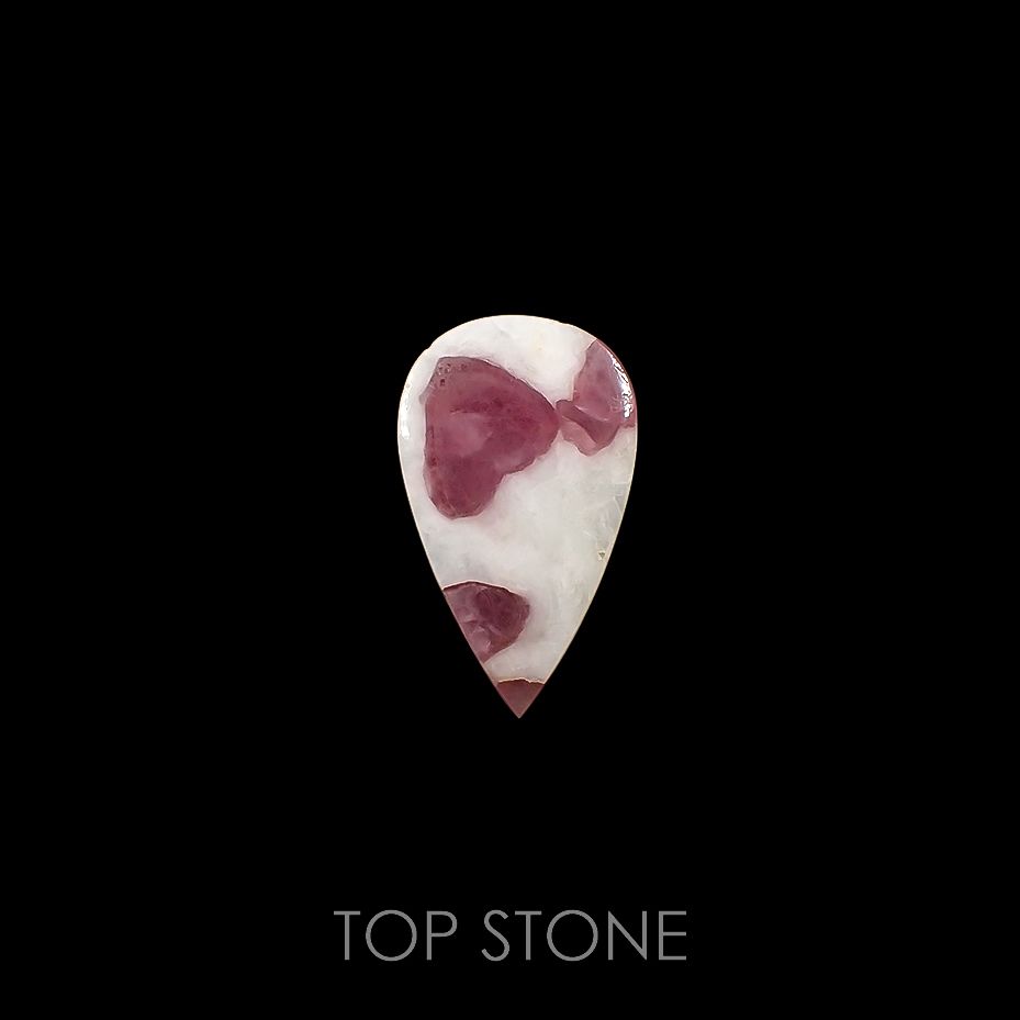 マトリックストルマリン(トルマリンインフェルドスパー) ブラジル産 20.74ct[220716871]35x21mm前後