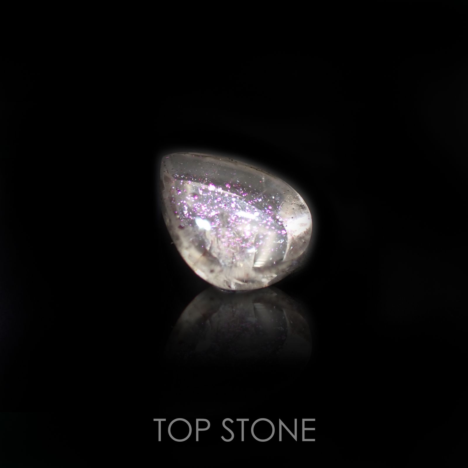 ティンカーベルクォーツ ブラジル産 ルース 3.83ct[210510743]12.5×9.3mm前後