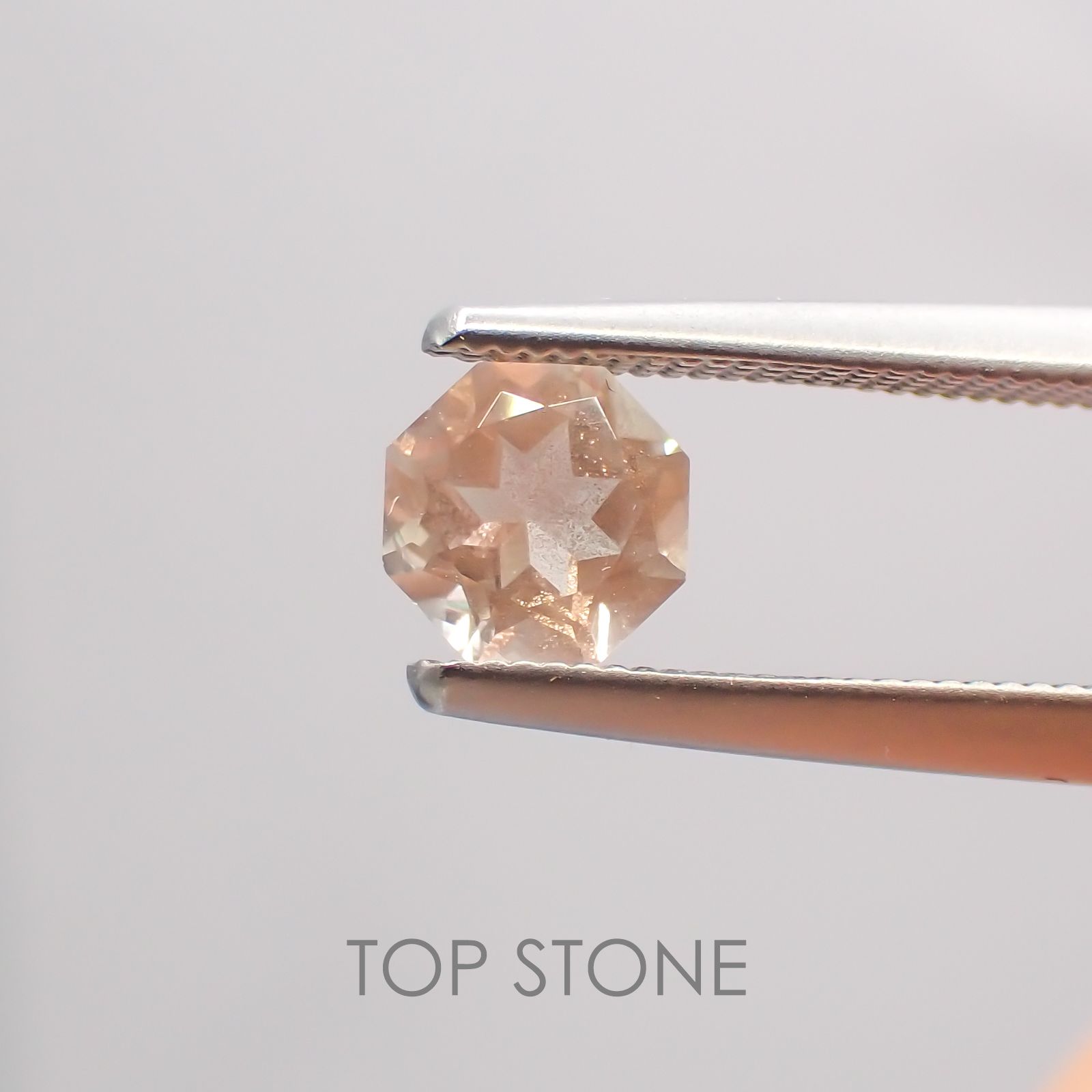◇オクタゴンカット◇オレゴンサンストーンSA  アメリカ産 ルース 0.45ct[210210039]5×5mm前後