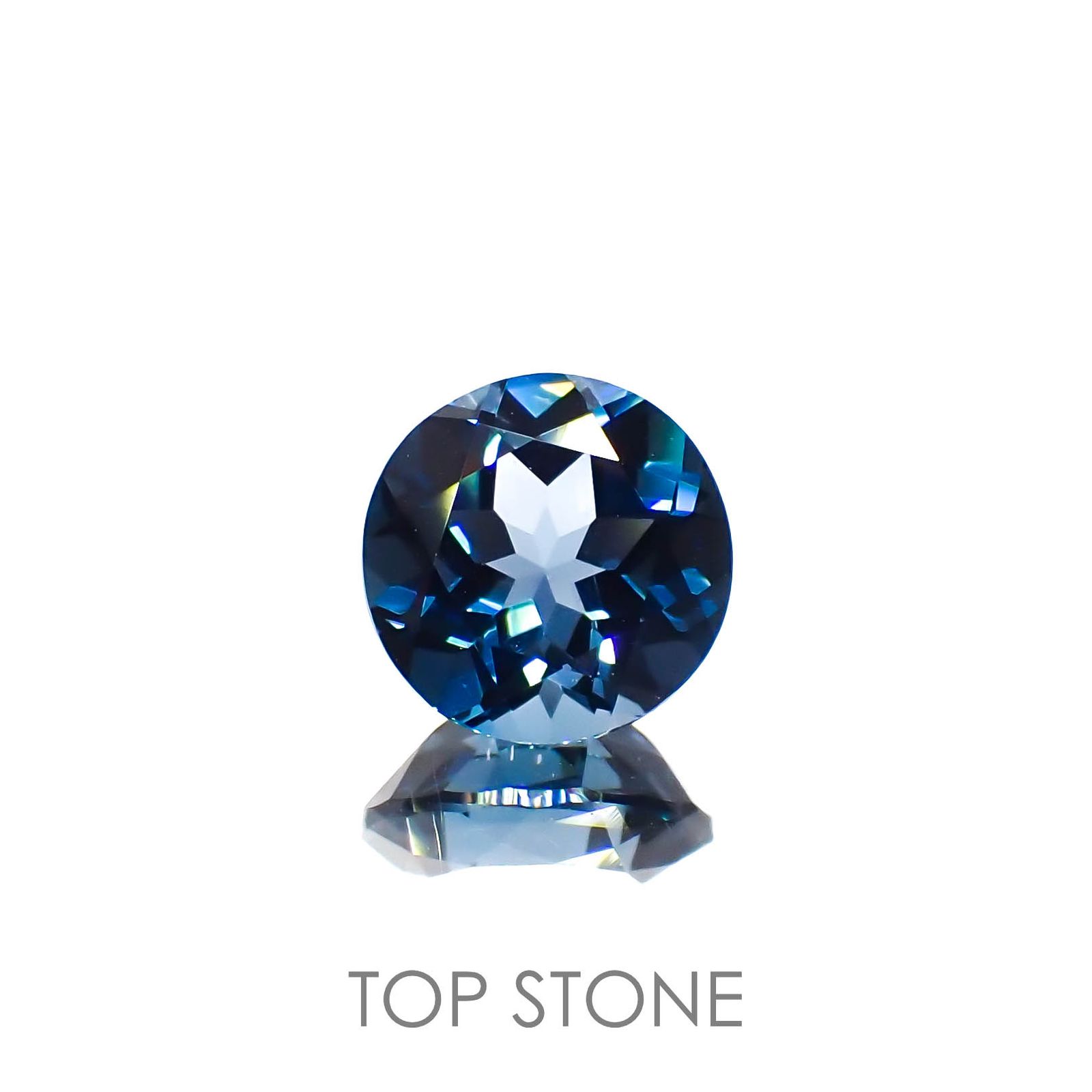 ロンドンブルートパーズ ブラジル産 1.58ct[221219295]7x7mm前後