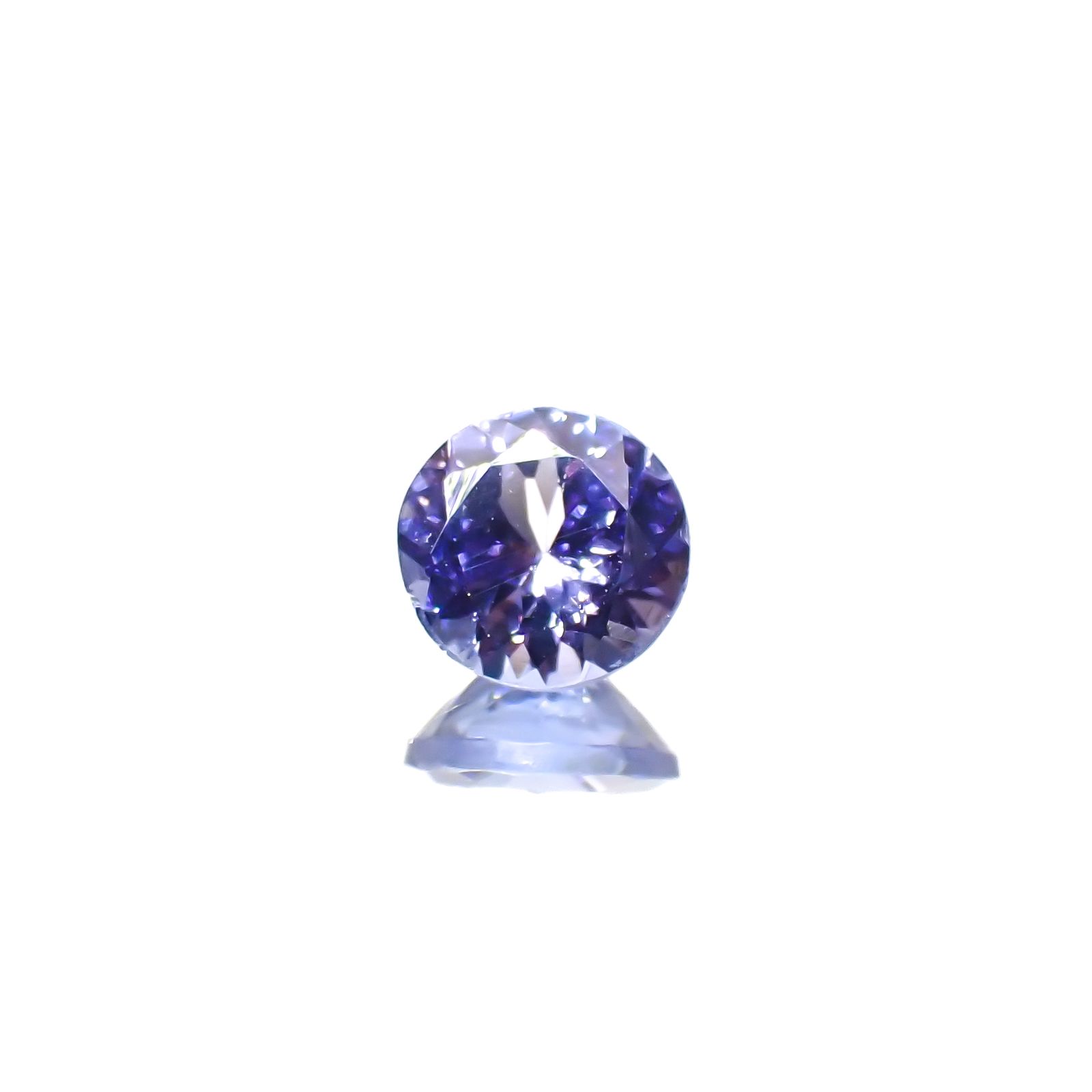 タンザナイト(宝石名タンザナイト)タンザニア産 0.63ct 識別済[240627881]5.4x5.4mm前後