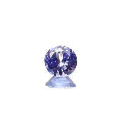タンザナイト(宝石名タンザナイト)タンザニア産 0.63ct 識別済[240627881]5.4x5.4mm前後