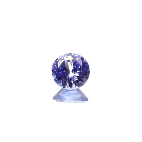タンザナイト(宝石名タンザナイト)タンザニア産 0.63ct 識別済[240627881]5.4x5.4mm前後