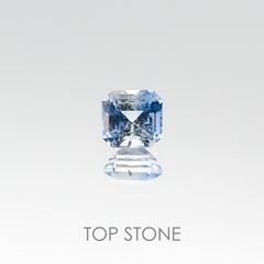 ジェレメジェバイト(宝石名エレメジェバイト)ナミビア産 0.224ct ソ付(彩珠)[220817284]3.4x3.2mm前後