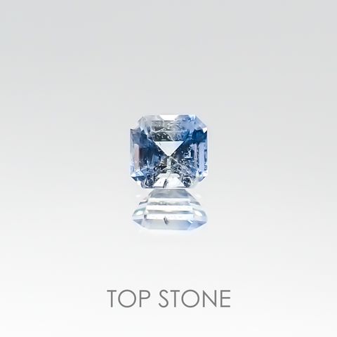 ジェレメジェバイト(宝石名エレメジェバイト)ナミビア産 0.224ct ソ付(彩珠)[220817284]3.4x3.2mm前後