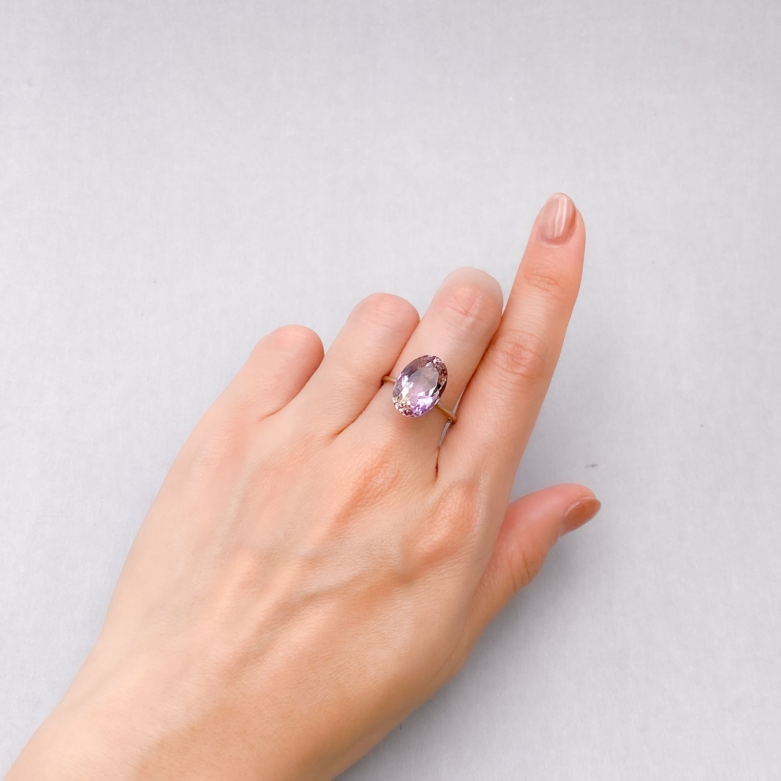 アメトリン ボリビア産 7.03ct [250129752]14.5x10.1mm前後