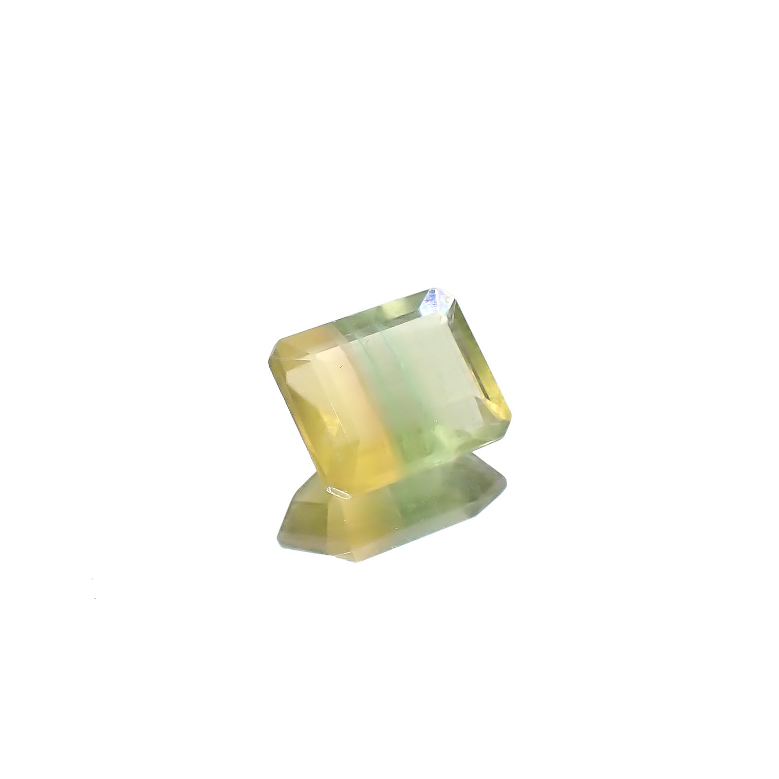 バイカラーフローライト フルオレッセンス ブラジル産 3.68ct[240928912]10x8mm前後