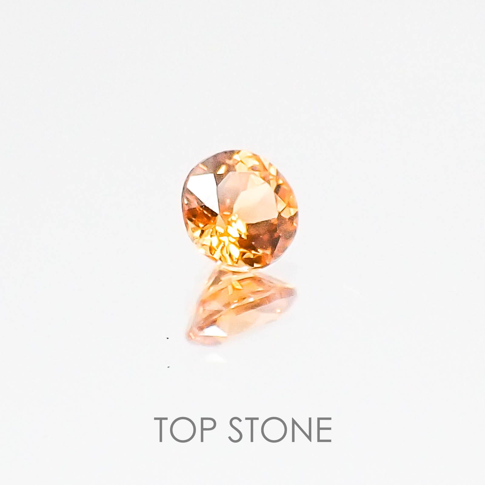 スペサルティンガーネット マンダリンオレンジカラー ケニア産 ルース 0.3ct[20084395]3.9×3.9mm前後
