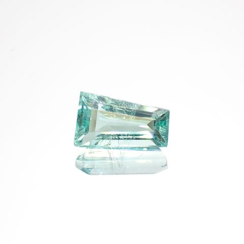 ◇カスタムカット◇パライバトルマリン(宝石名トルマリン/別名パライバ・トルマリン)モザンビーク産 1.17ct 識別済[230421882]8.3x4.9mm前後