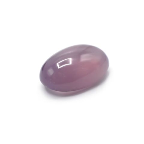パープルカルセドニー(宝石名カルセドニー)インドネシア産 13.34ct 識別済[231124174]17.8x12.9mm前後
