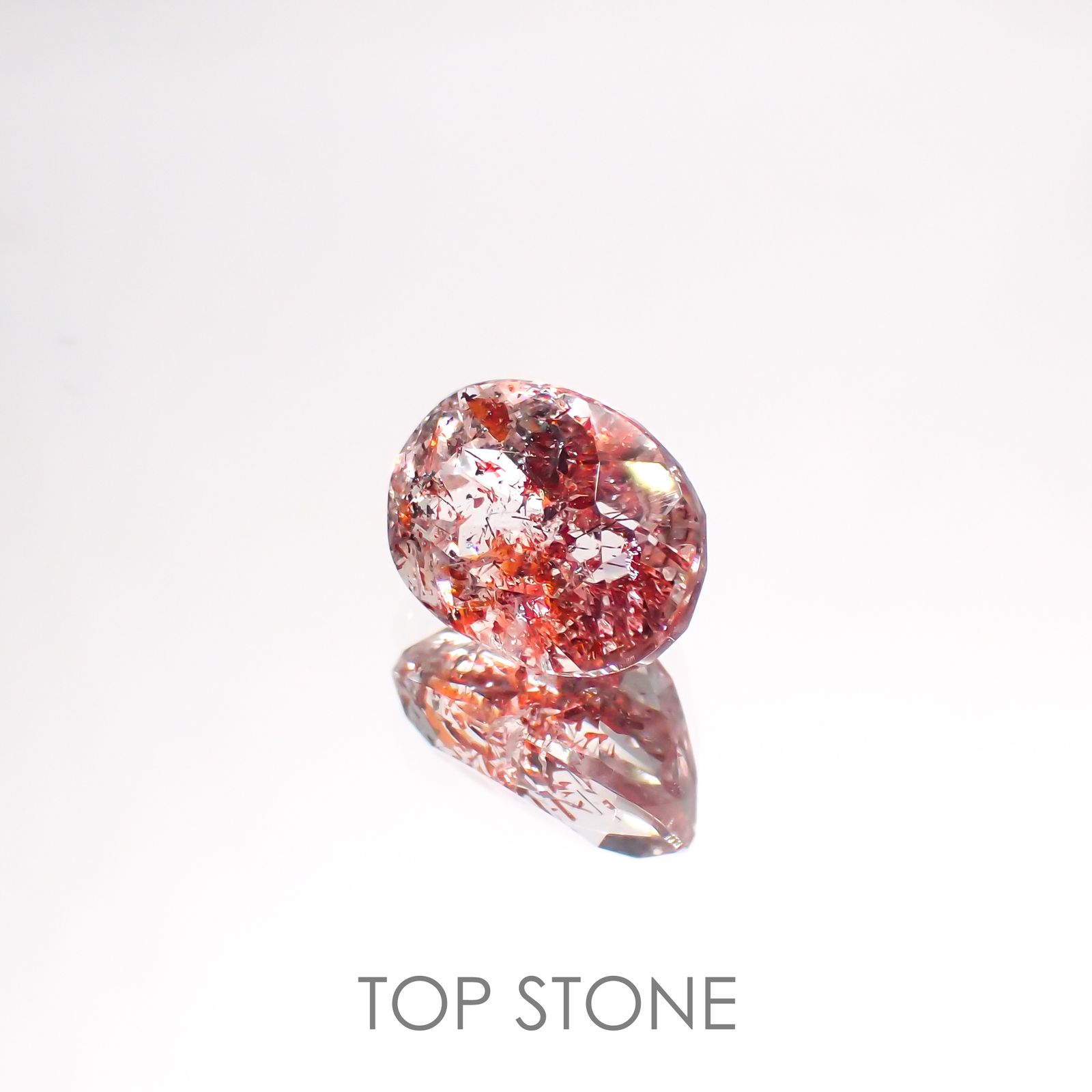 ファイヤークォーツ ナイジェリア産 2.11ct[220114741]9.5x6.9mm前後