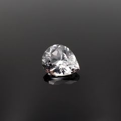 フェナカイト(宝石名フェナカイト)マダガスカル/ブラジル産 1.32ct 識別済[230522021-1]8.1x6.6mm前後