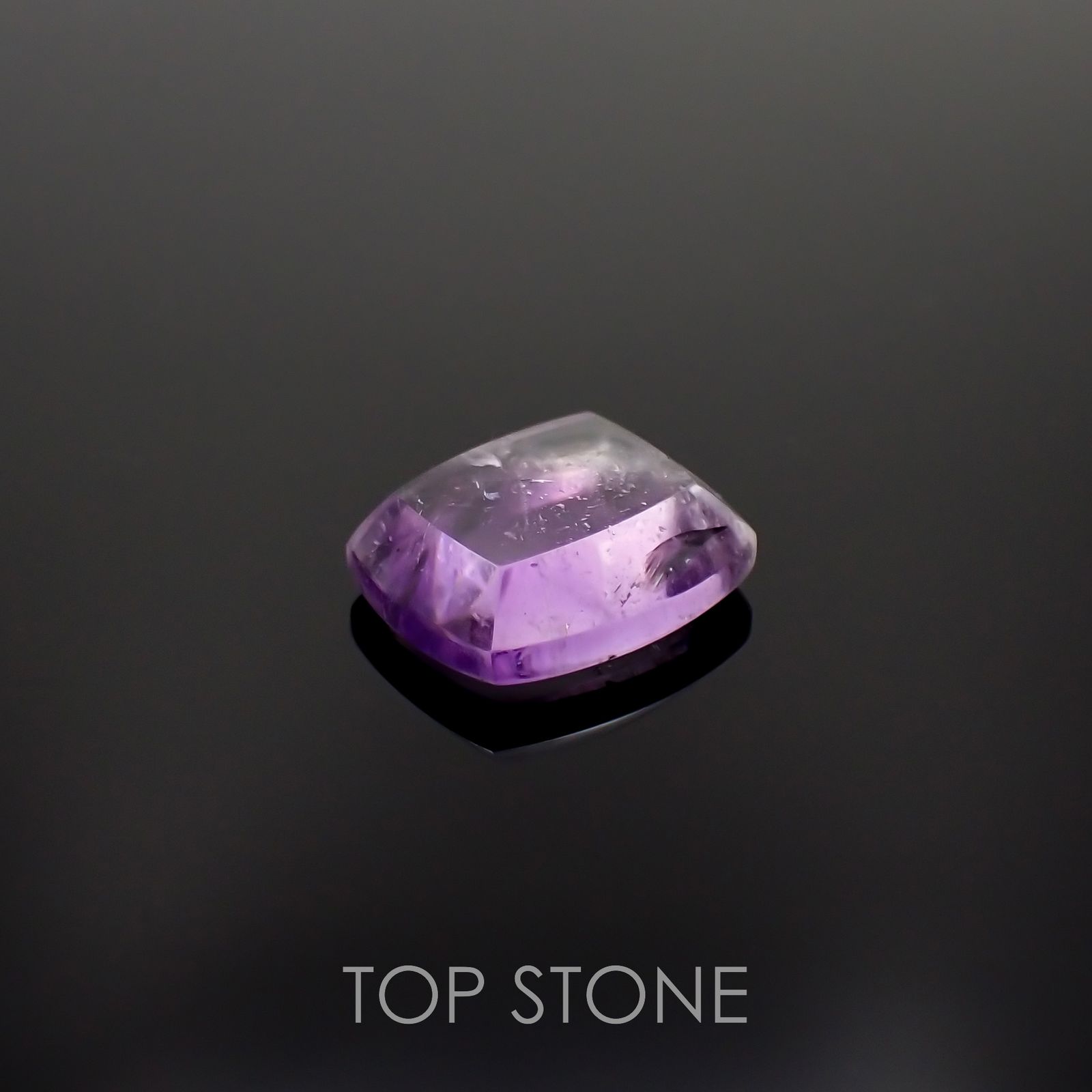 アメジストエレスチャル ブラジル産 5.75ct[230119787]12.8x10.8mm前後