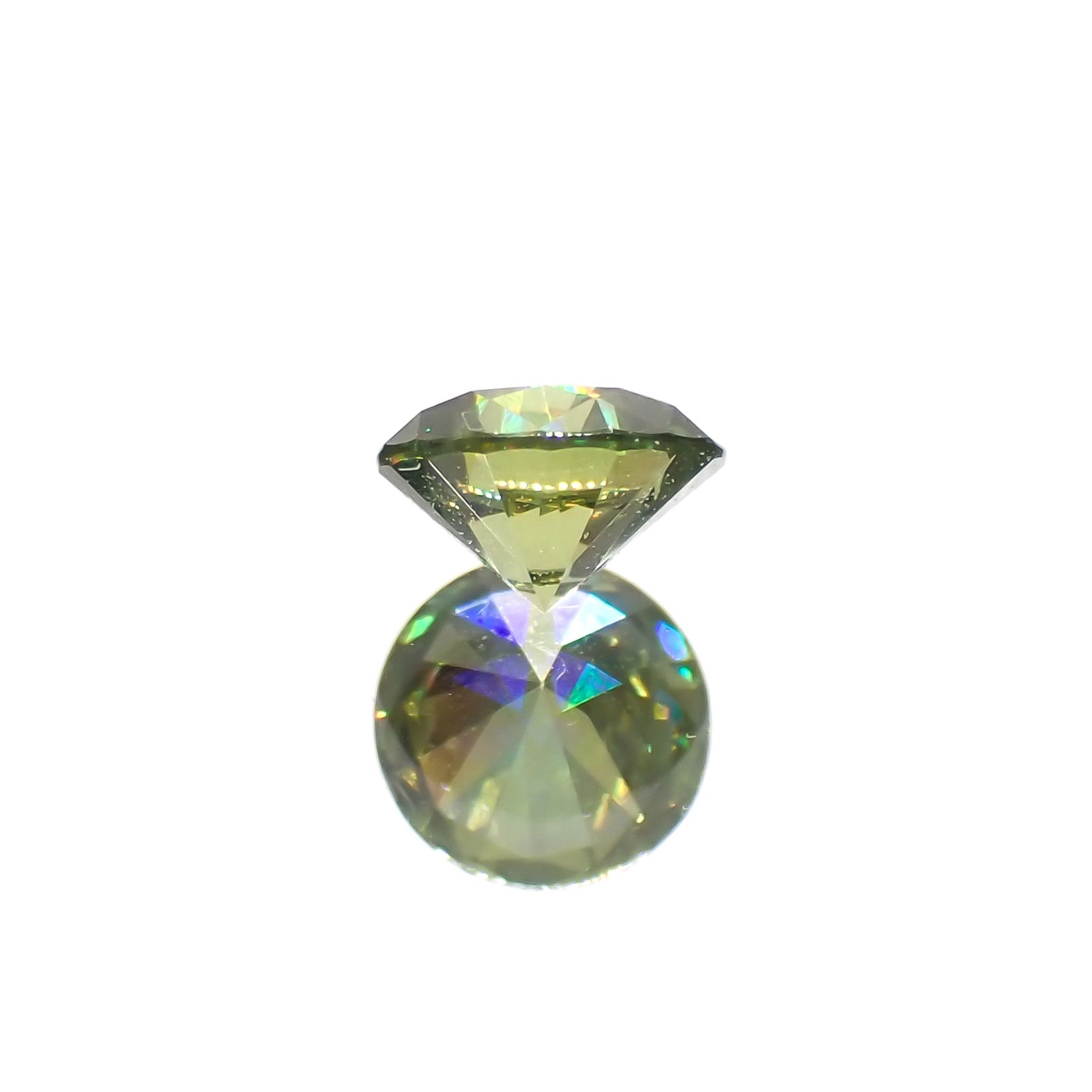 デマントイドガーネット(宝石名ガーネット)ロシア産 0.30ct 識別済[230421605]4.1x4.1mm前後