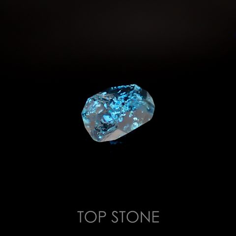 オイルインクォーツ 原石 パキスタン産 2.08ct[220616492]10.7x7mm前後