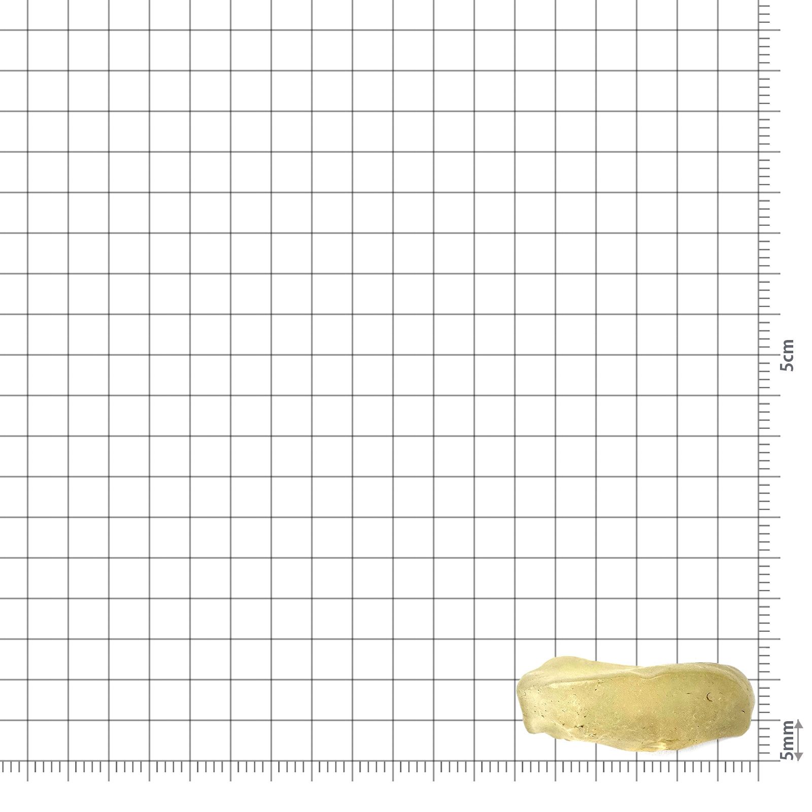 リビアングラス 原石 発見地：エジプト・リビア砂漠 15.51ct / 26.8x12.4mm前後 [260729283]