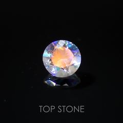 レインボームーンストーン(アンデシンラブラドライト) マダガスカル産 ルース 0.31ct[210310114]4.5×4.5mm前後