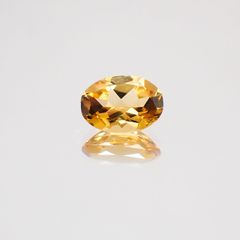 インペリアルガーネット(宝石名ヘソナイト・ガーネット)スリランカ産 0.86ct 識別済[231224370]6.9x4.9mm前後
