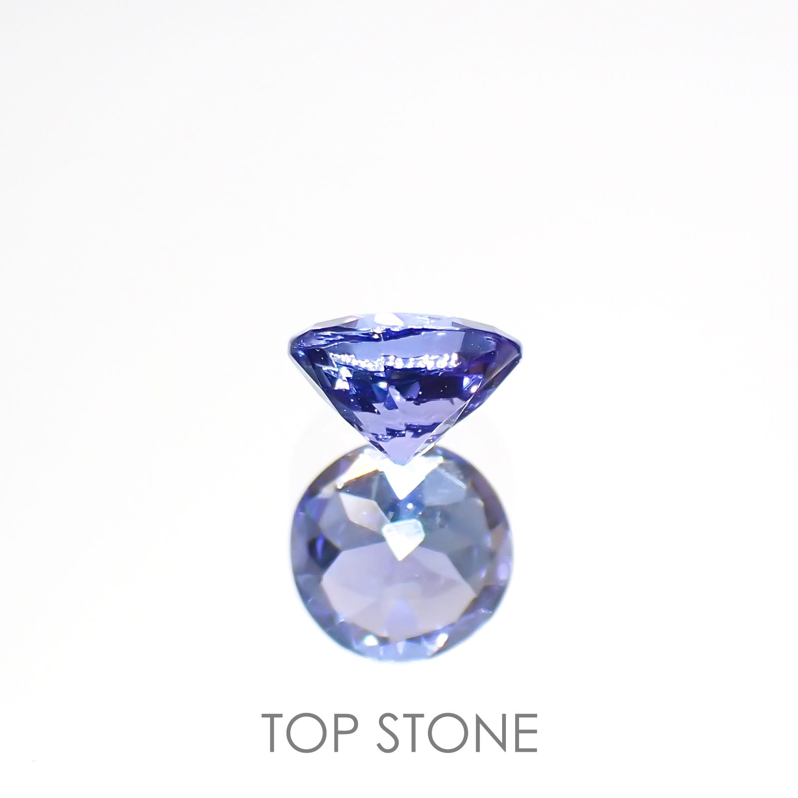 タンザナイト(宝石名タンザナイト)タンザニア産 0.46ct 識別済[220516045]5x4.9mm前後