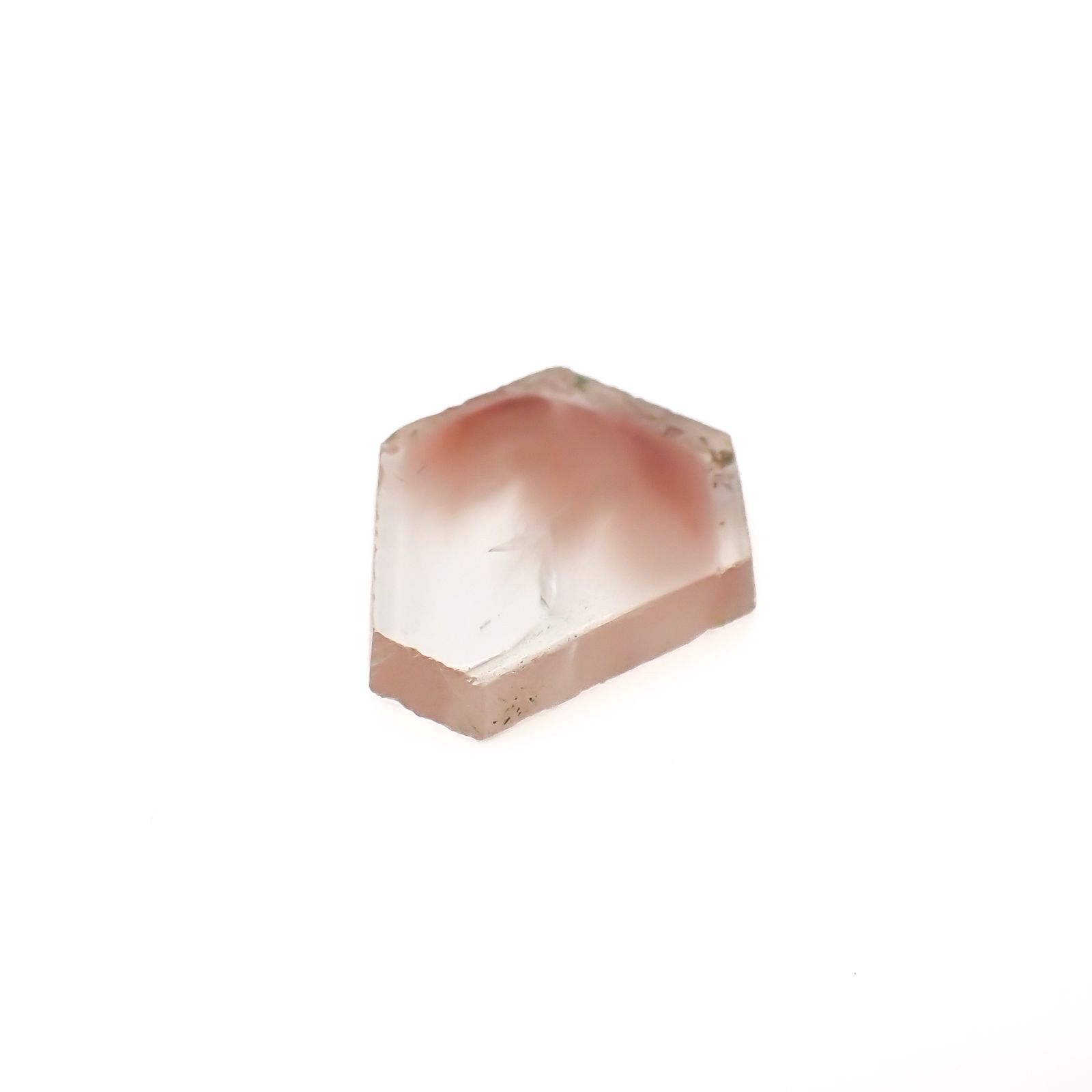 ファントムクォーツ 原石スライス ブラジル産 5.73ct[220716814]12x16.3mm前後