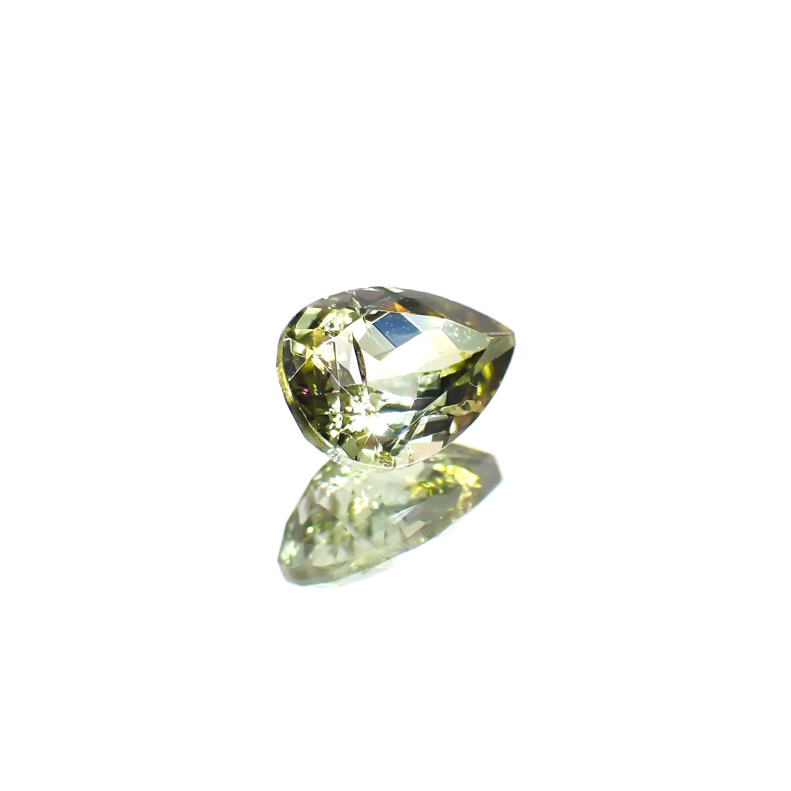 バイカラートルマリン(宝石名トルマリン) ブラジル産 1.035ct ソ付(彩珠)[210711889]8×5.5mm前後