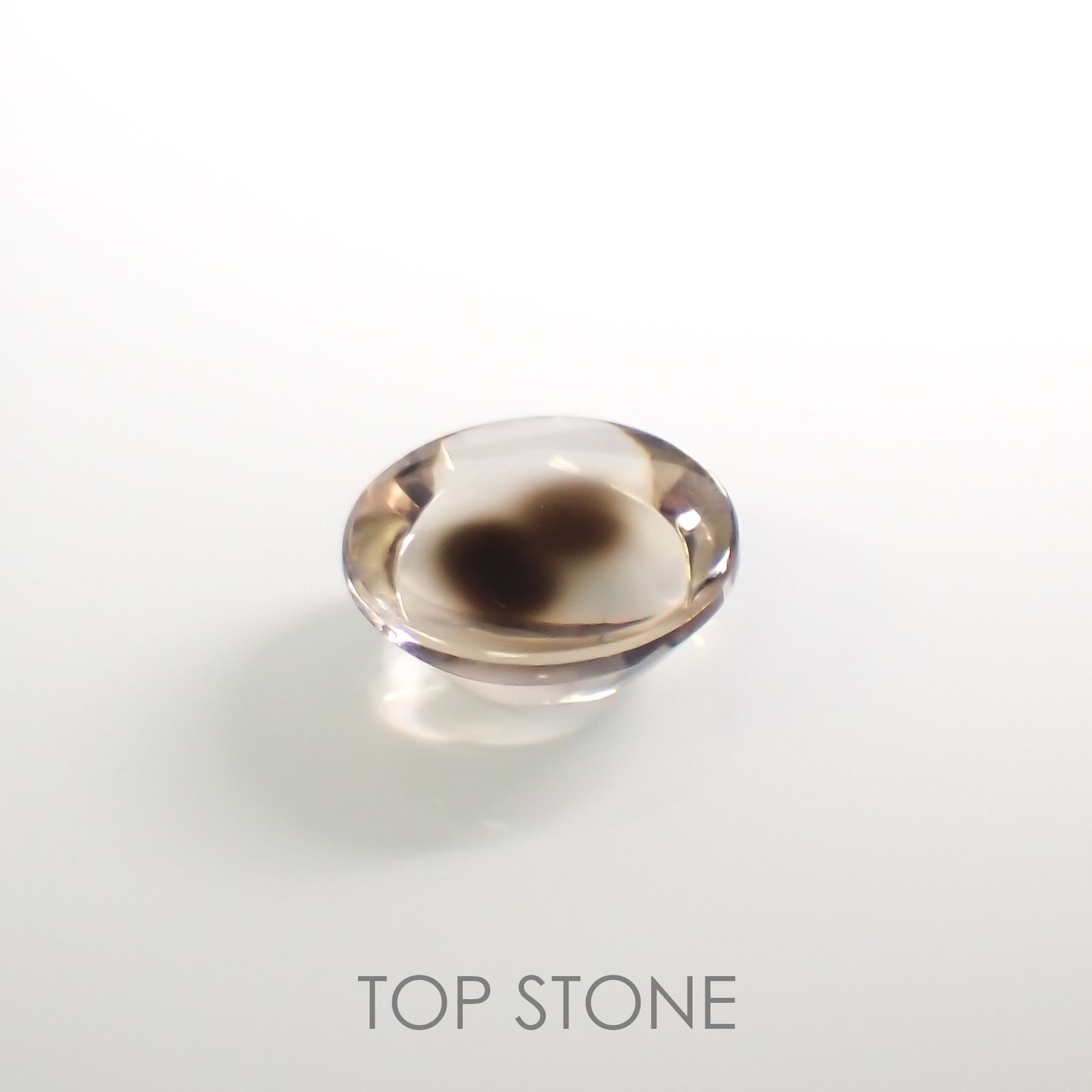 ダルメシアンクォーツ ブラジル産 ルース 5.93ct[210812878]12.9×12.9mm前後