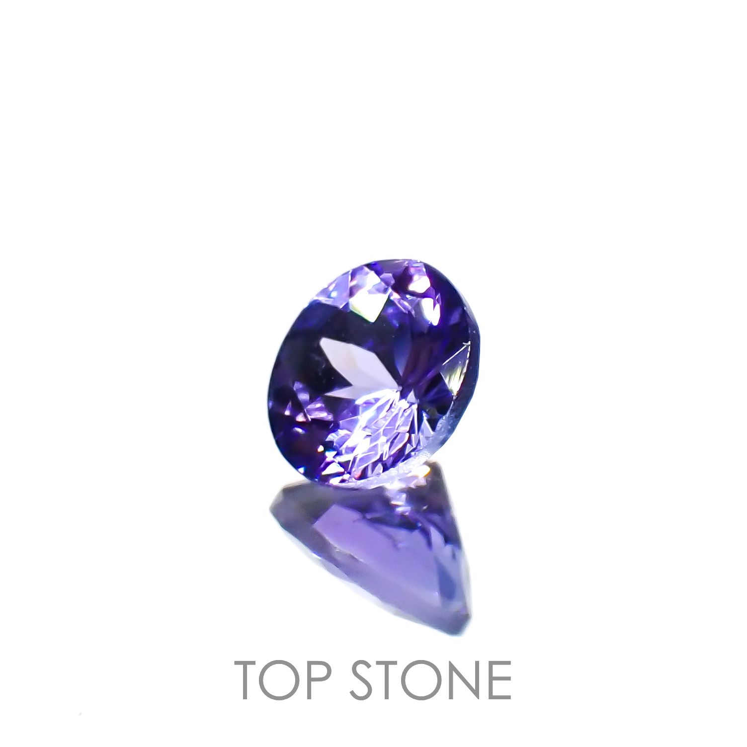 タンザナイト(宝石名タンザナイト)タンザニア産 0.67ct 識別済[230120195]5.6x5.6mm前後