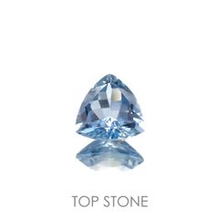 サンタマリアアクアマリン(宝石名アクアマリン)ブラジル産 0.66ct 識別済[220918071]6.1x6.2mm前後
