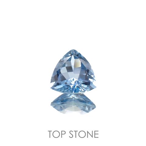 サンタマリアアクアマリン(宝石名アクアマリン)ブラジル産 0.66ct 識別済[220918071]6.1x6.2mm前後
