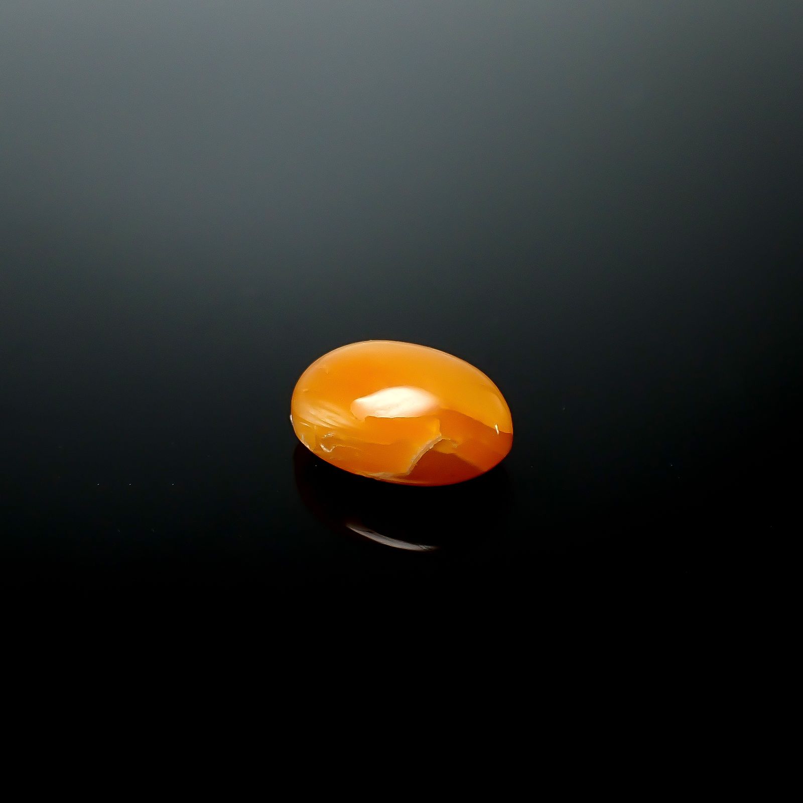 北海道オパール 北海道河東郡鹿追町然別産 3.52ct / 12x8.8mm前後 [250830957]