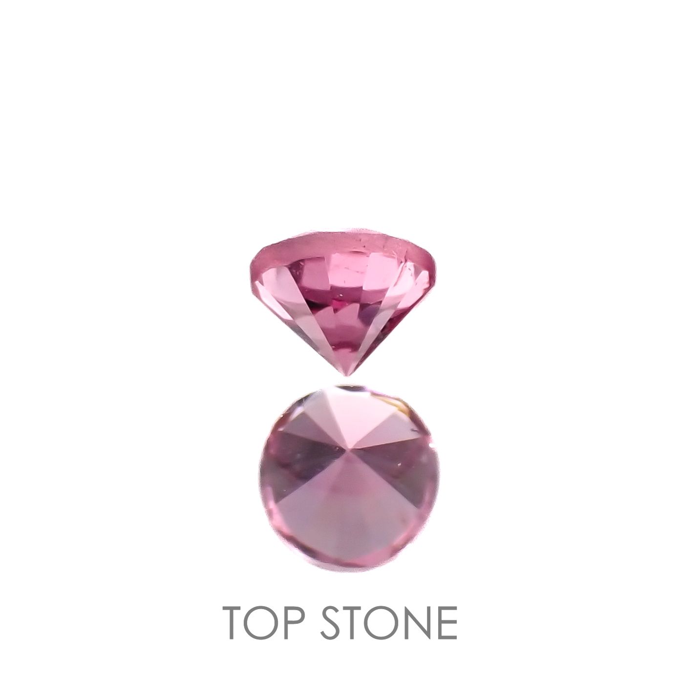 ホットピンクスピネル(宝石名ピンク・スピネル)タンザニア産 0.15ct 識別済[220616599]3.1x3.1mm前後