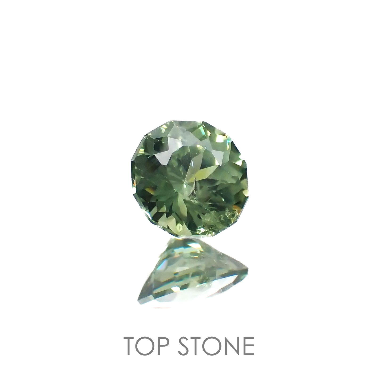 ◇カスタムカット◇デマントイドガーネット ナミビア産 0.40ct[220917671]4.5x4.4mm前後
