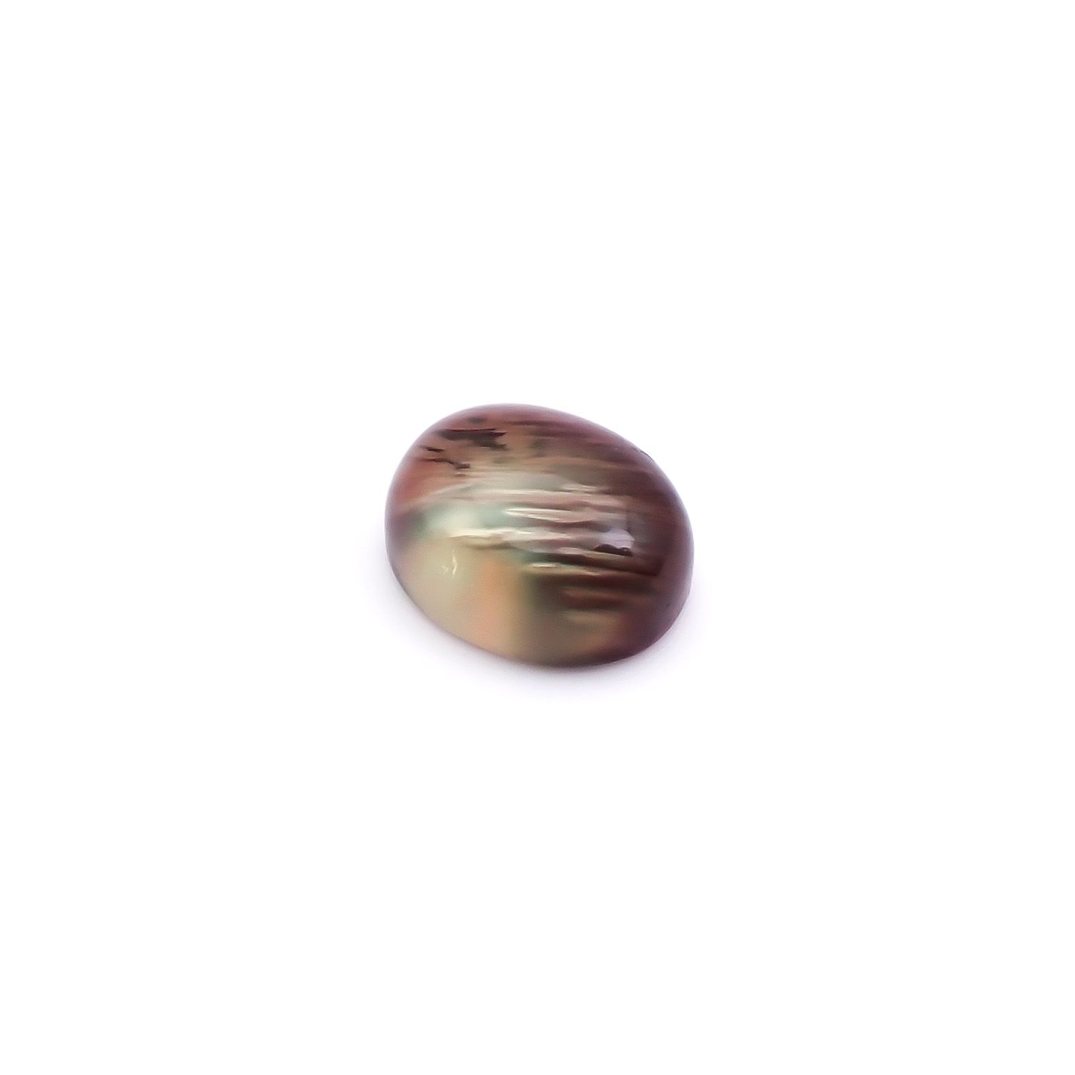 バイカラーアンデシン チベット産 4.69ct / 11.3x9.2mm前後 [260732568]