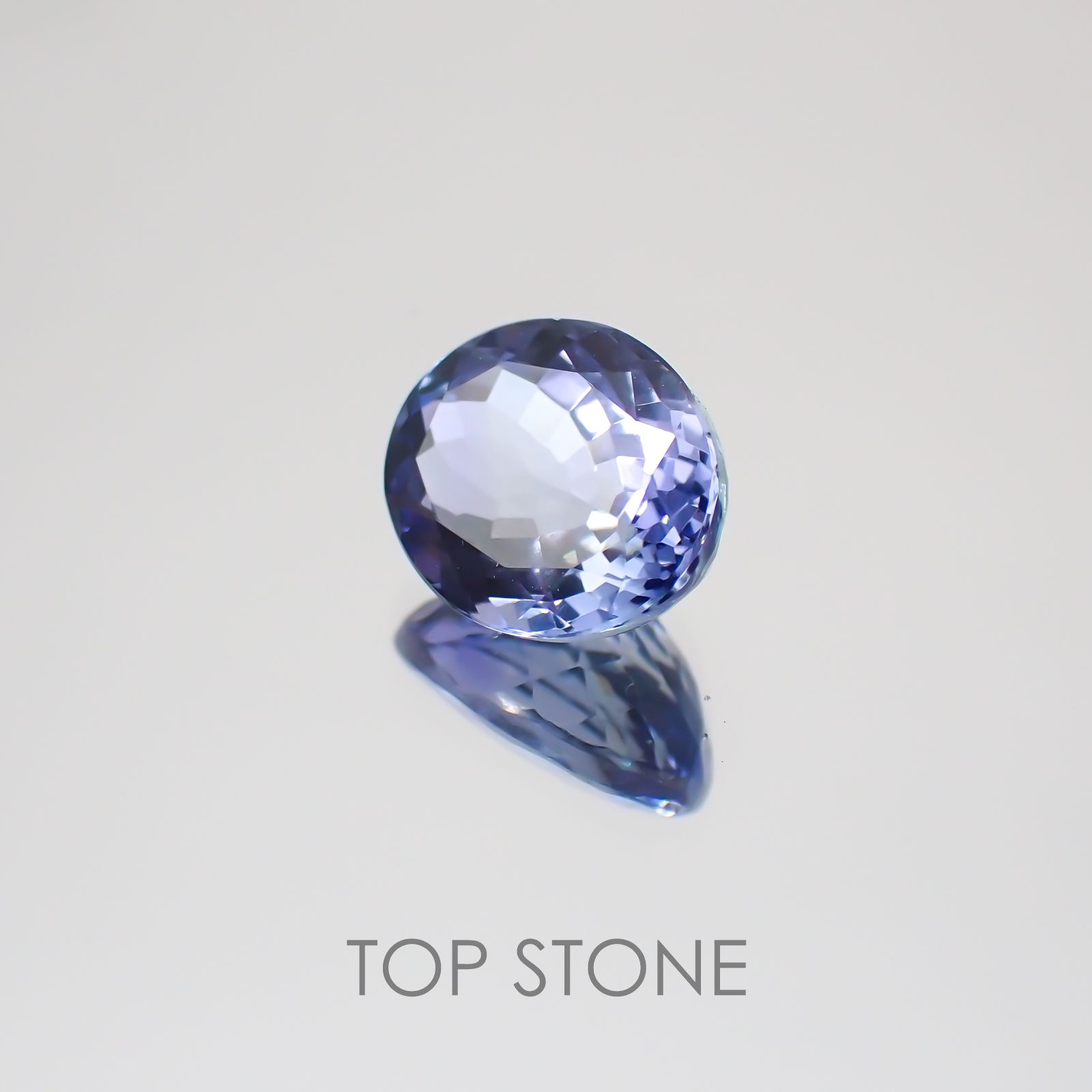 パーティーカラータンザナイト(ゾイサイト) タンザニア産 ルース 1.94ct[21019453]8.5×7mm前後