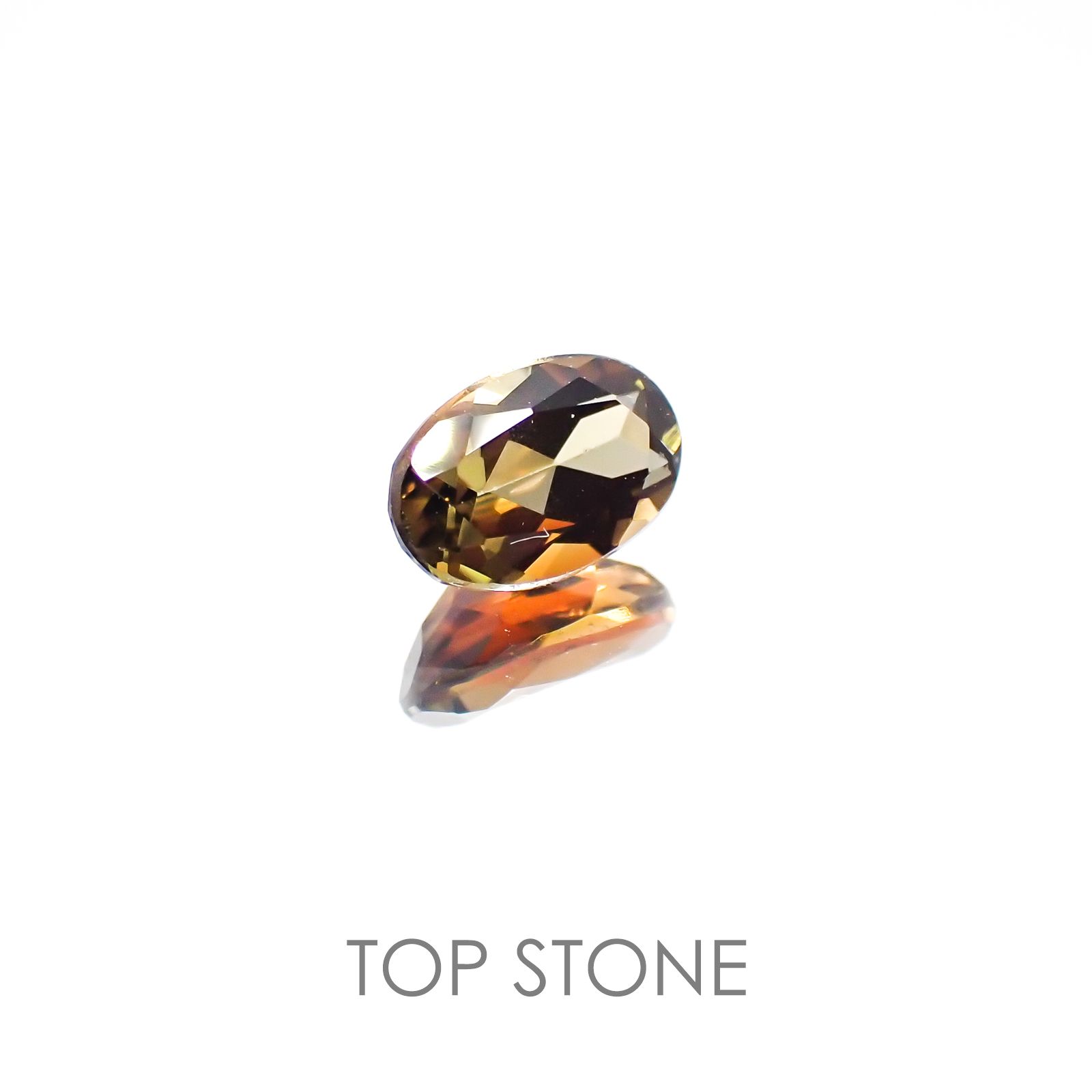 バイカラーアンダリュサイト スリランカ産 ルース 0.5ct[20117462]6×4mm前後